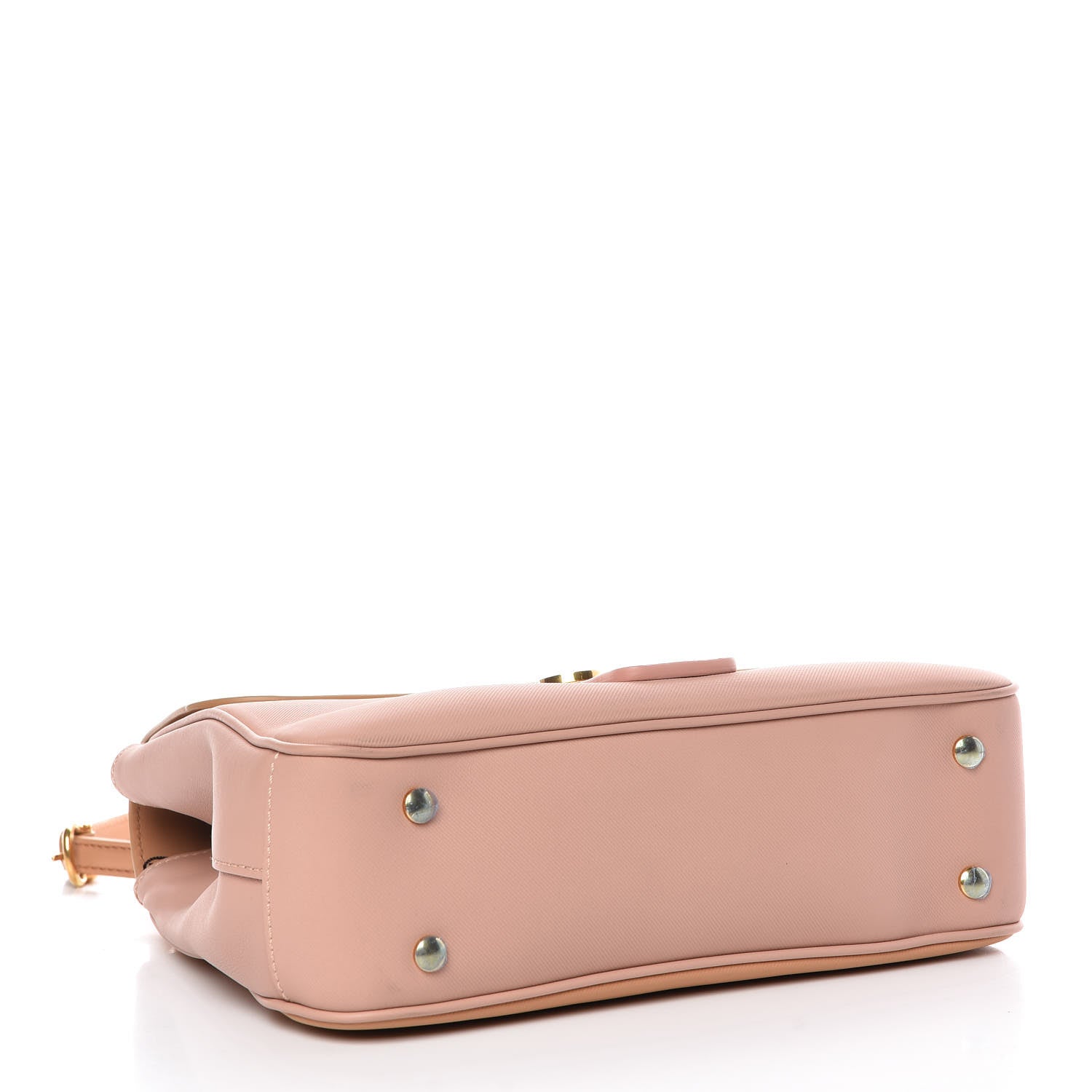 Burberry Trench Calfskin Medium DK88 Top Handle Bag Ash Rose Clementine 5 of 9