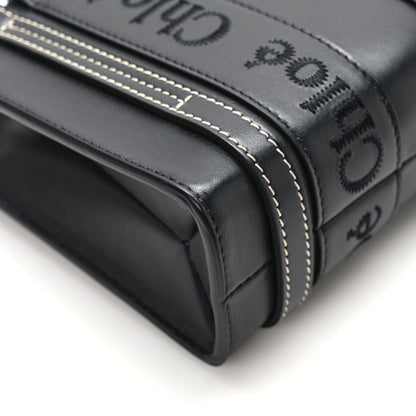 Chloe Calfskin Mini Woody Ribbon Tote Black 9 of 10