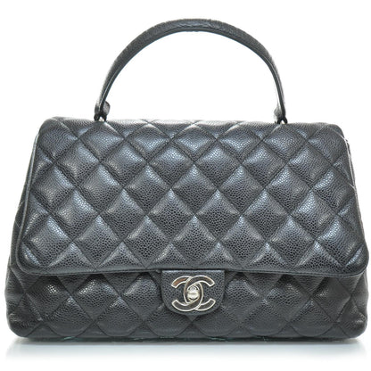Chanel Caviar Kelly Jumbo Flap Bag Black SHW 1 of 10