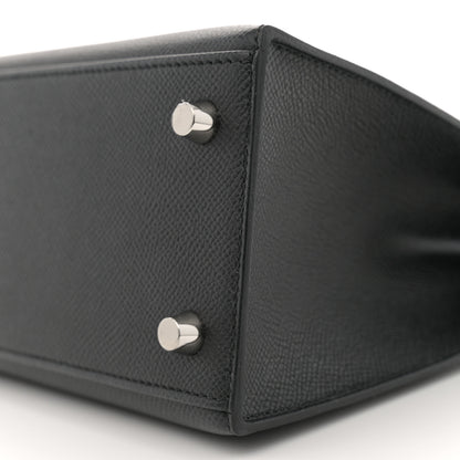 Hermes Epsom Kelly Sellier 25 Black 10 of 12