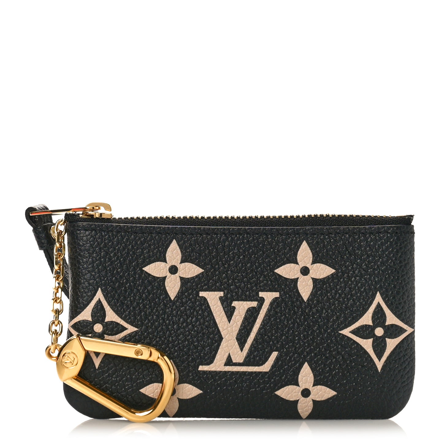 Empreinte Monogram Giant Key Pouch Black Beige