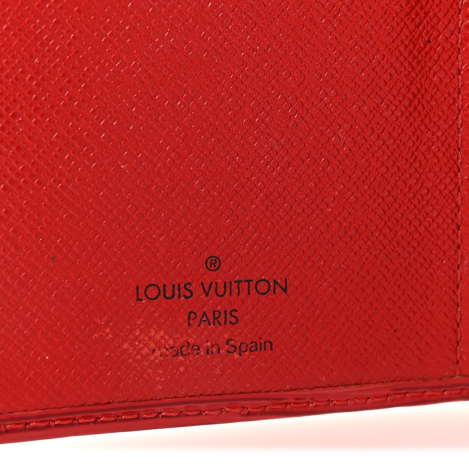 Louis Vuitton Epi Checkbook Cover Castilian Red 6 of 6
