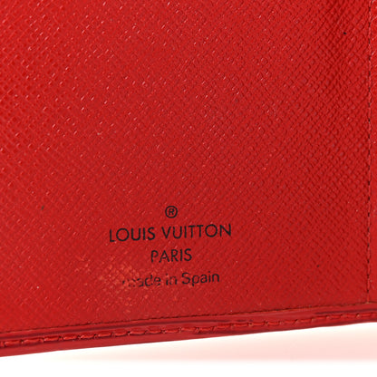 Louis Vuitton Epi Checkbook Cover Castilian Red 6 of 6