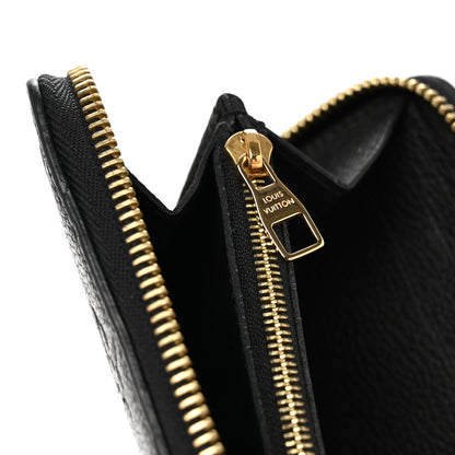 Louis Vuitton Empreinte Clemence Wallet Black 9 of 10