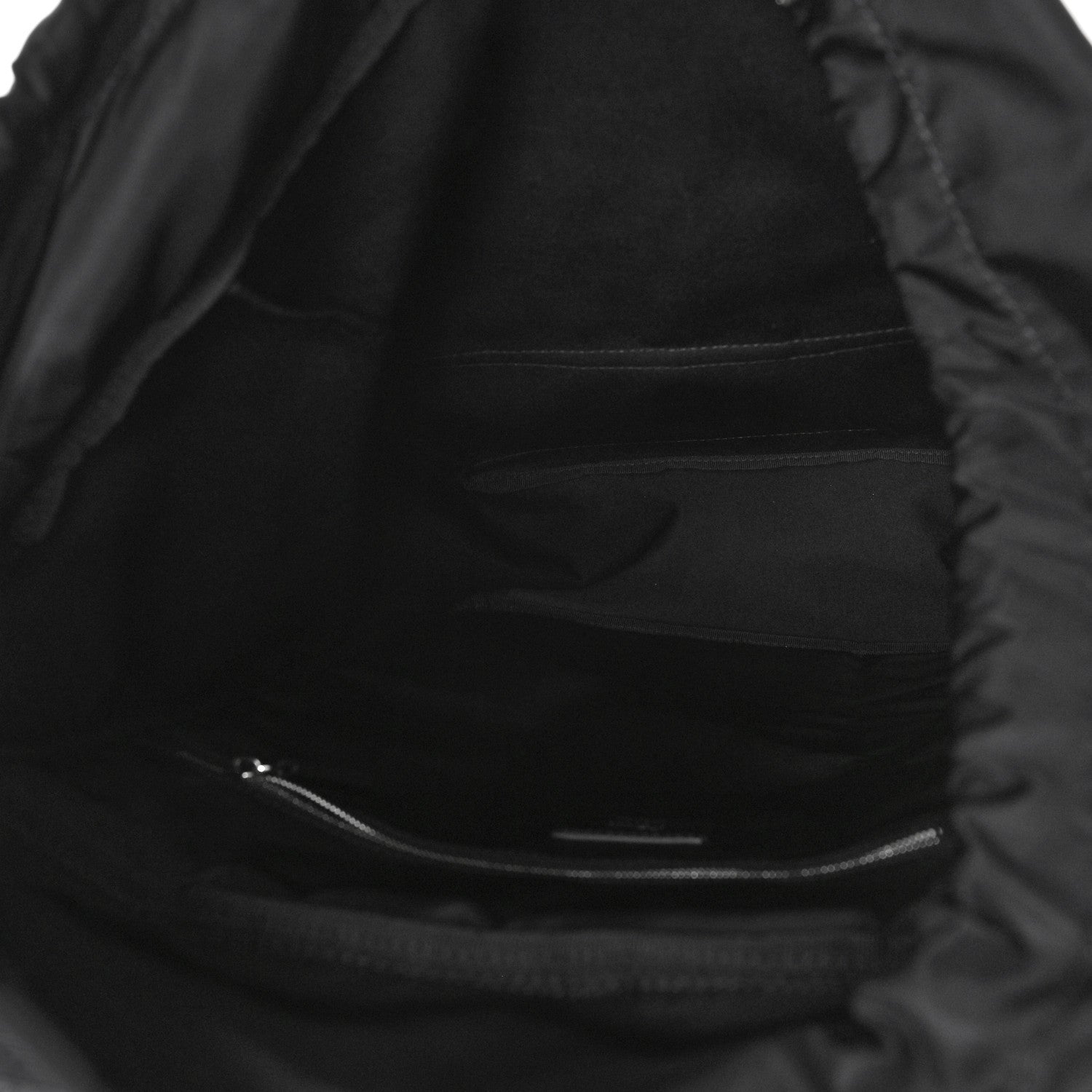 Fendi Recycled Fabric Jacquard Vitello Astro FF 1974 Medium Fendiness Backpack Asfalto Black 5 of 8