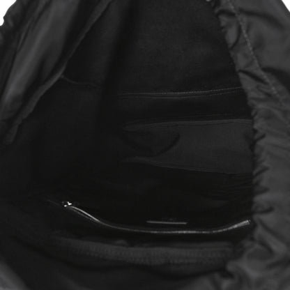 Fendi Recycled Fabric Jacquard Vitello Astro FF 1974 Medium Fendiness Backpack Asfalto Black 5 of 8