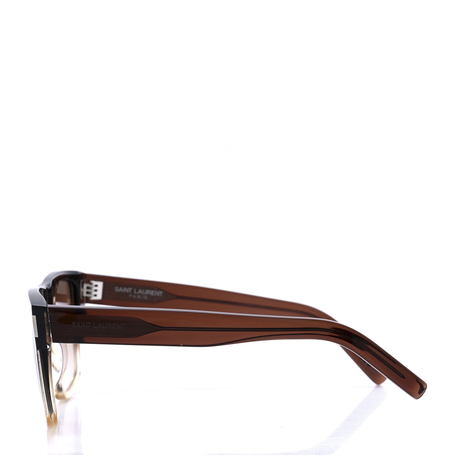 Saint Laurent Acetate Sunglasses SL 424 Brown 3 of 8