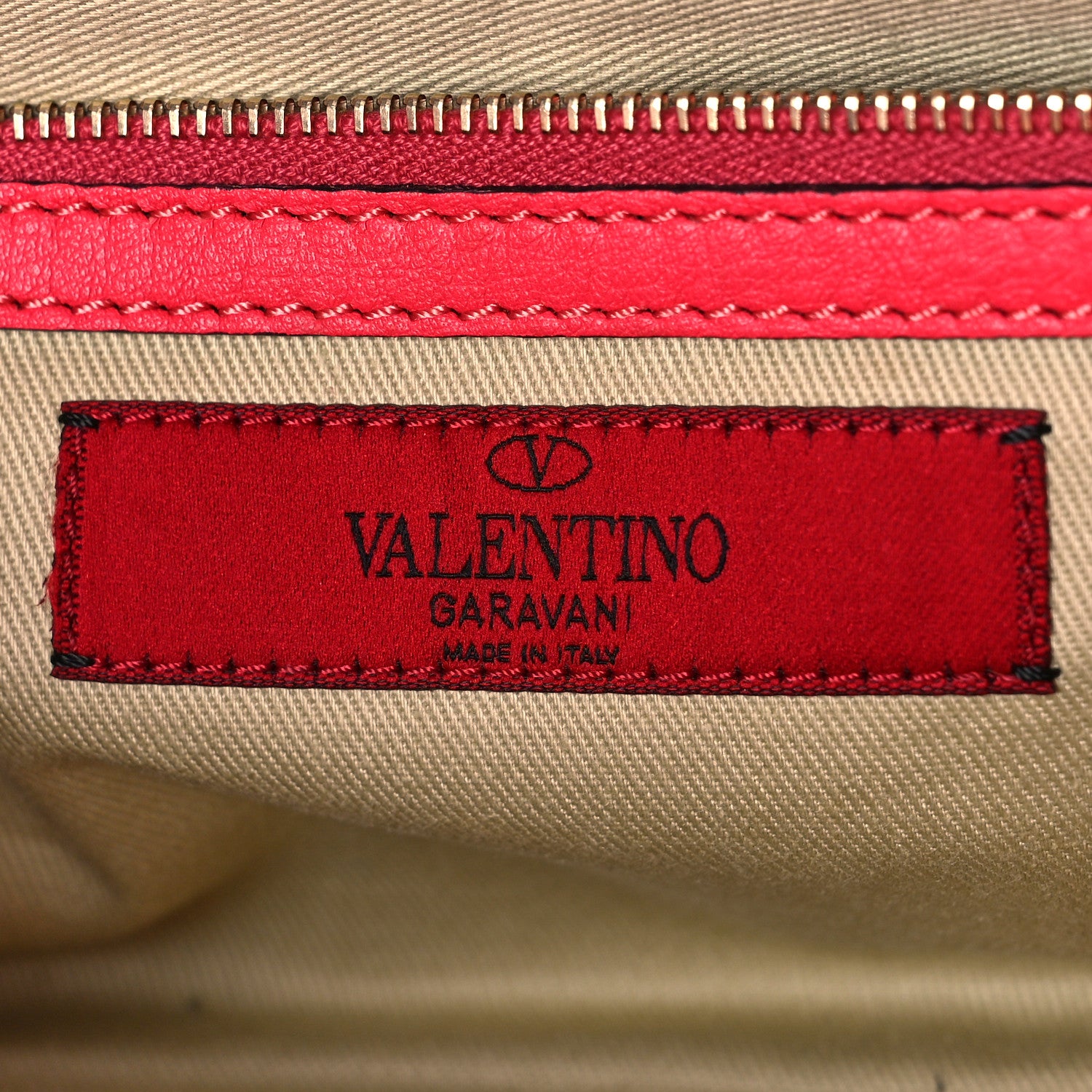 Valentino Garavani Vitello Small Rockstud Double Handle Tote Raspberry 6 of 8