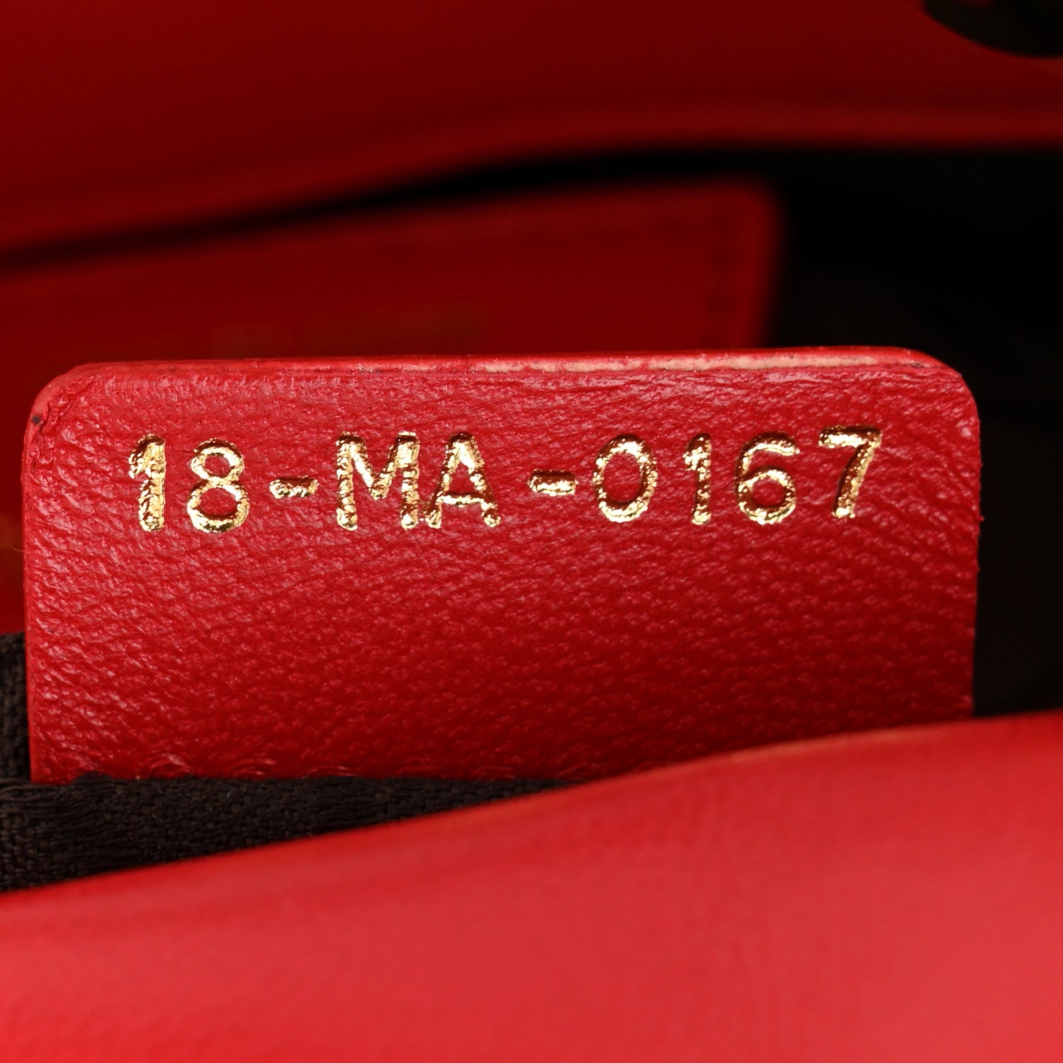 Christian Dior Lambskin Cannage Mini Lady Dior Red 7 of 11