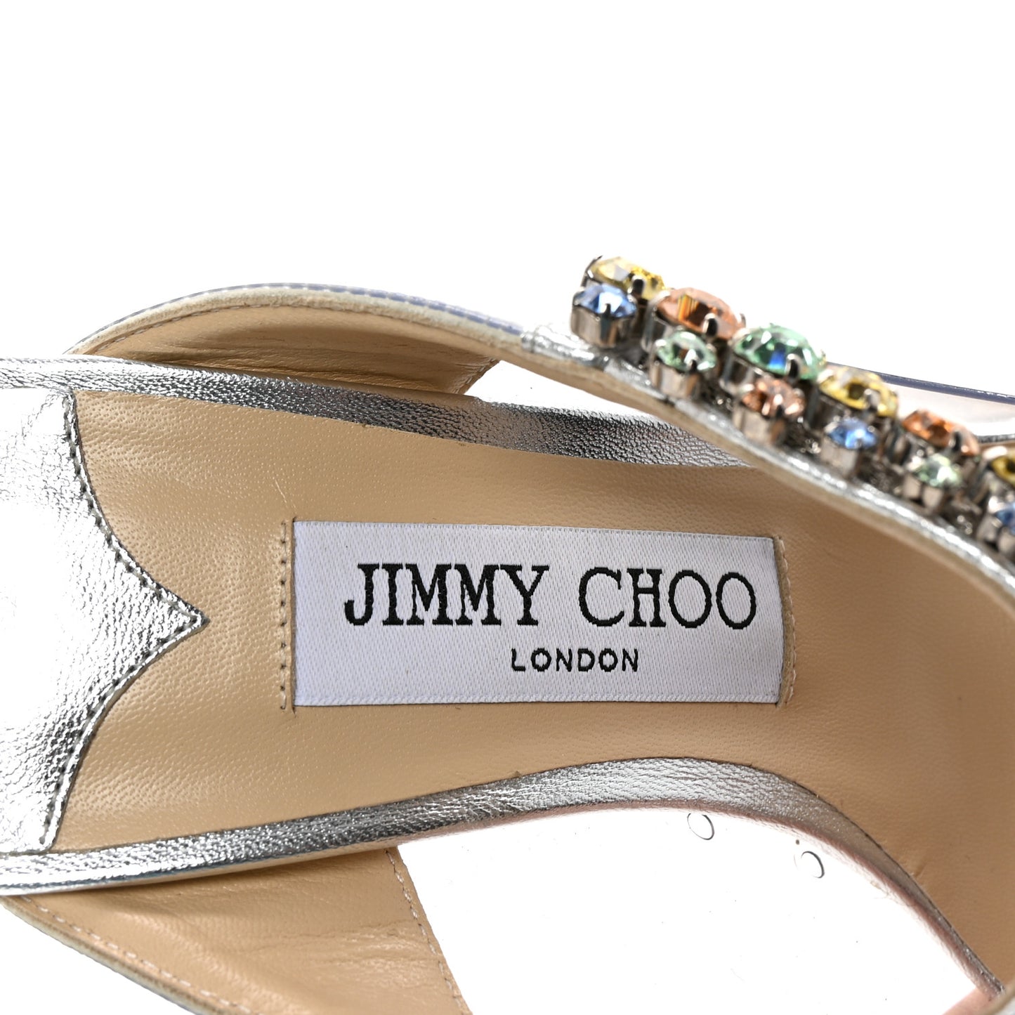 Plexi Crystal Bing 100 Pumps 37.5 Silver Transparent