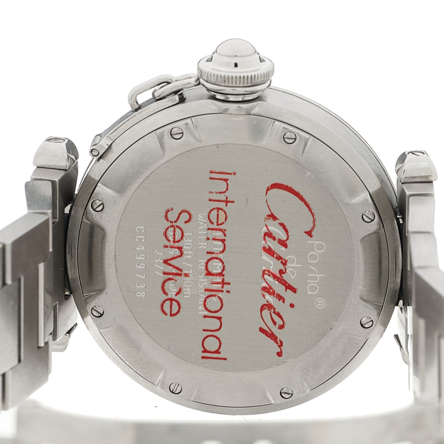 Stainless Steel 35mm Pasha GMT Automatic Watch