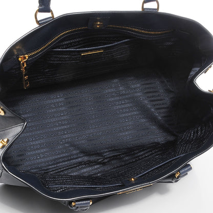 Prada Saffiano Lux Large Tote Baltico 5 of 10