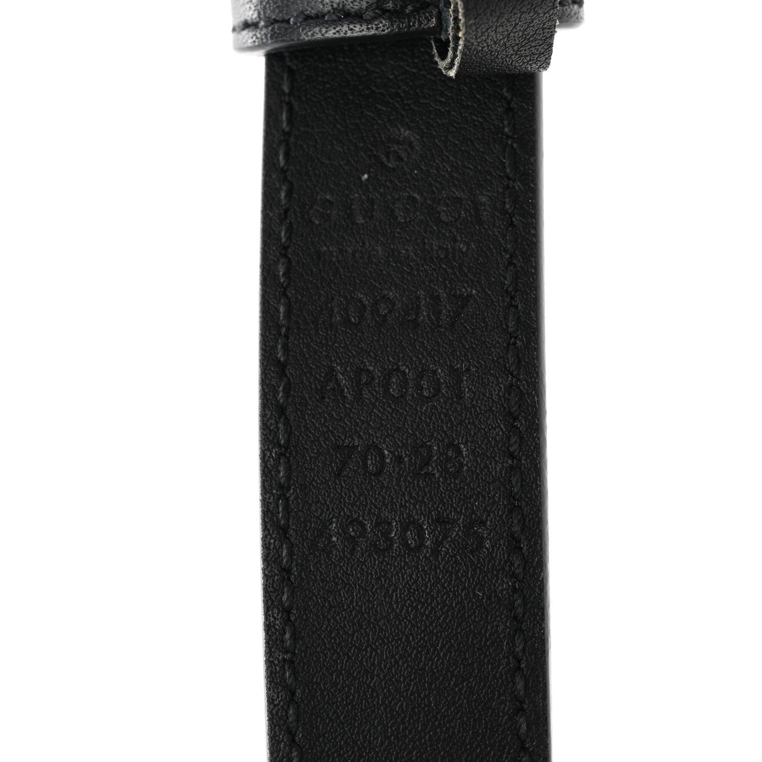 Gucci Calfskin Double G 20mm Belt 70 28 Black 5 of 7