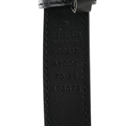 Gucci Calfskin Double G 20mm Belt 70 28 Black 5 of 7