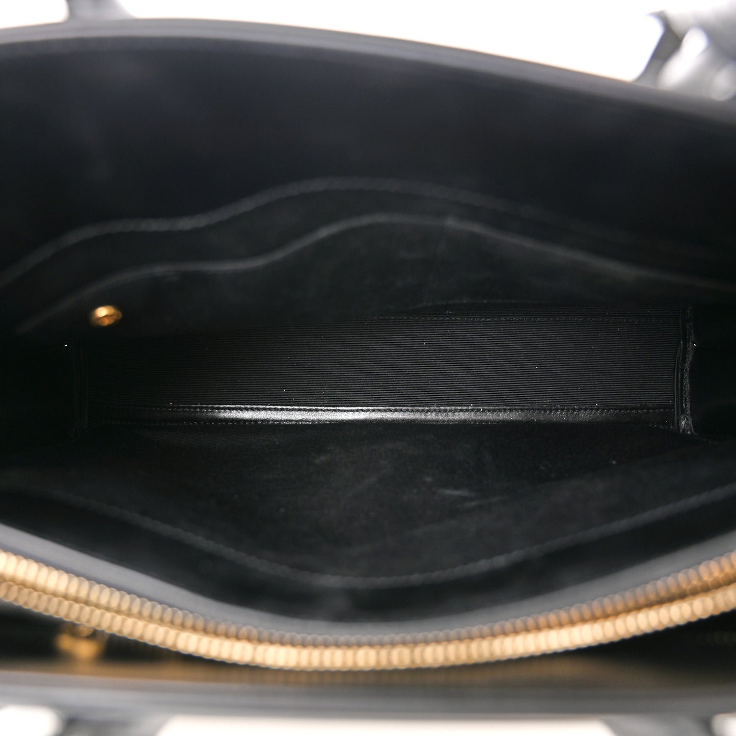 Calfskin Bi-Color Small Sac De Jour White Black