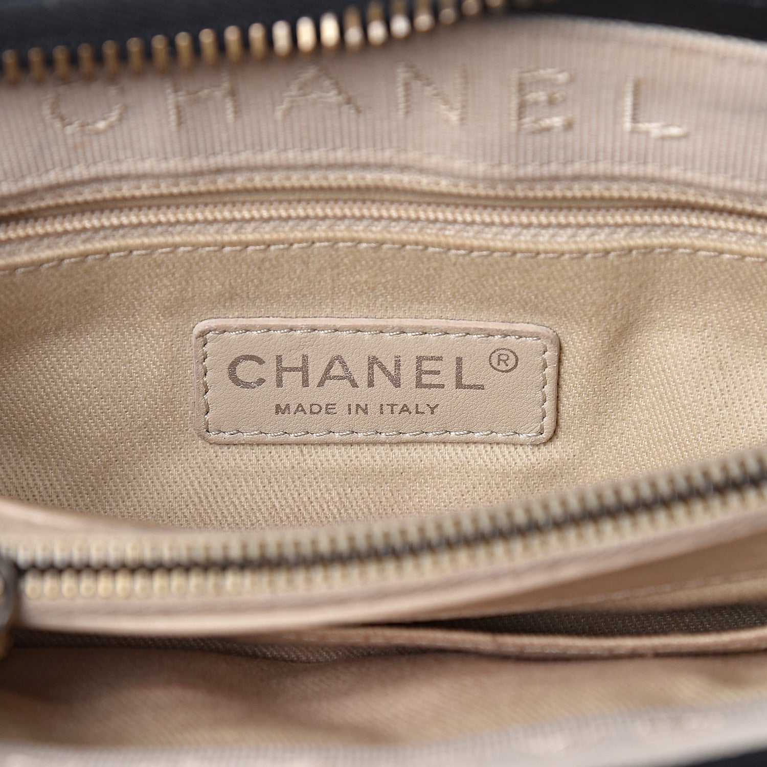 Chanel Shiny Sheepskin Quilted Small Shopping Tote Black 6 of 16
