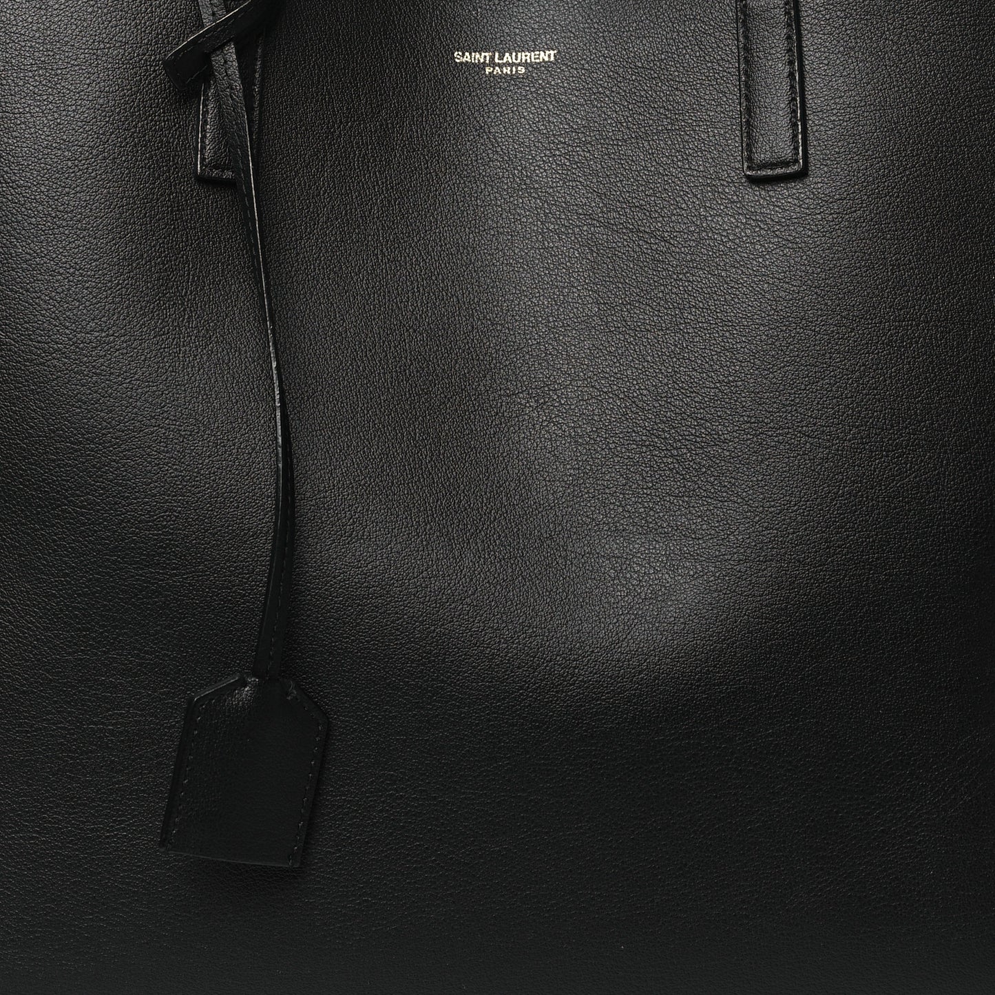 Calfskin Large Shopping Tote Black