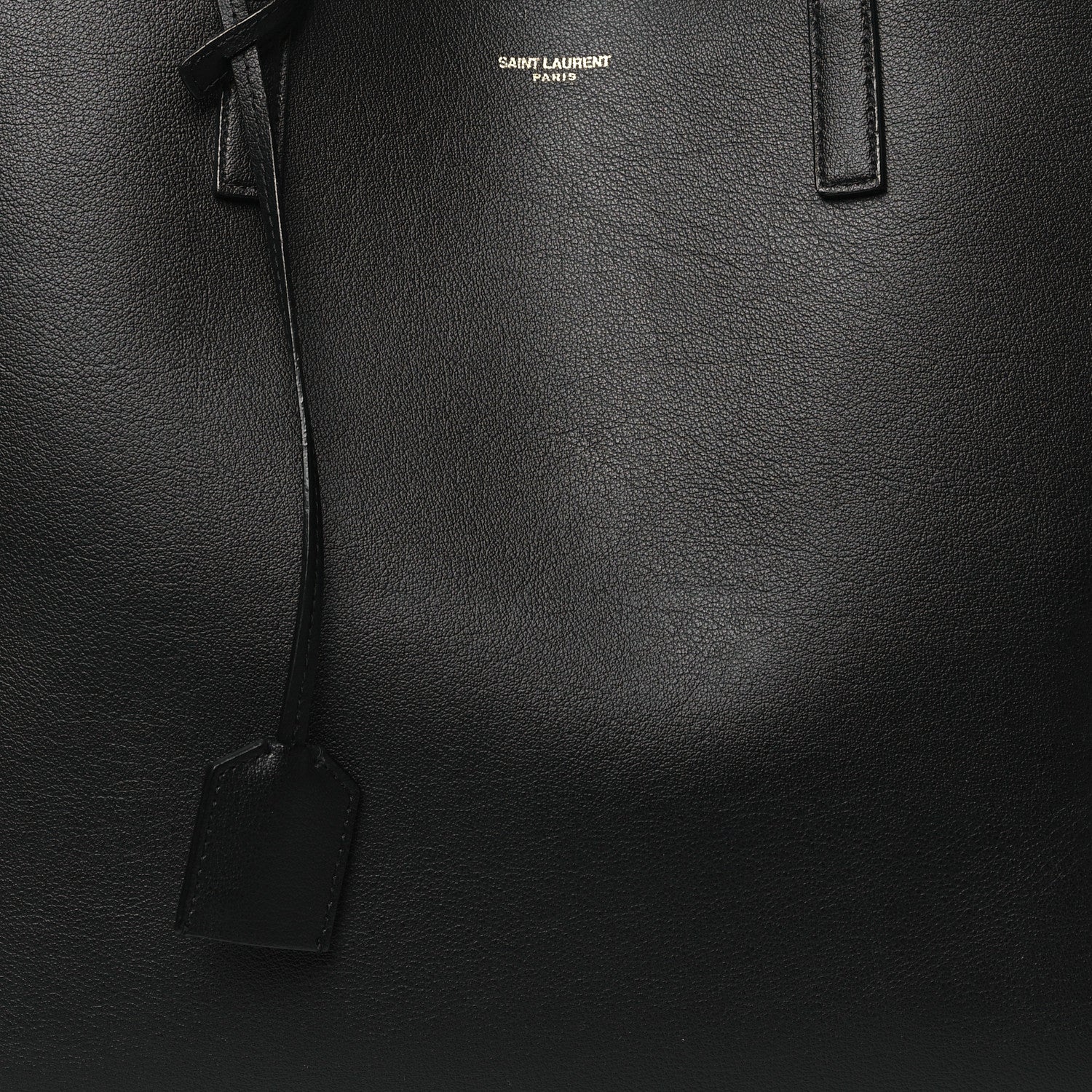 Saint Laurent Calfskin Large Shopping Tote Black 8 of 10