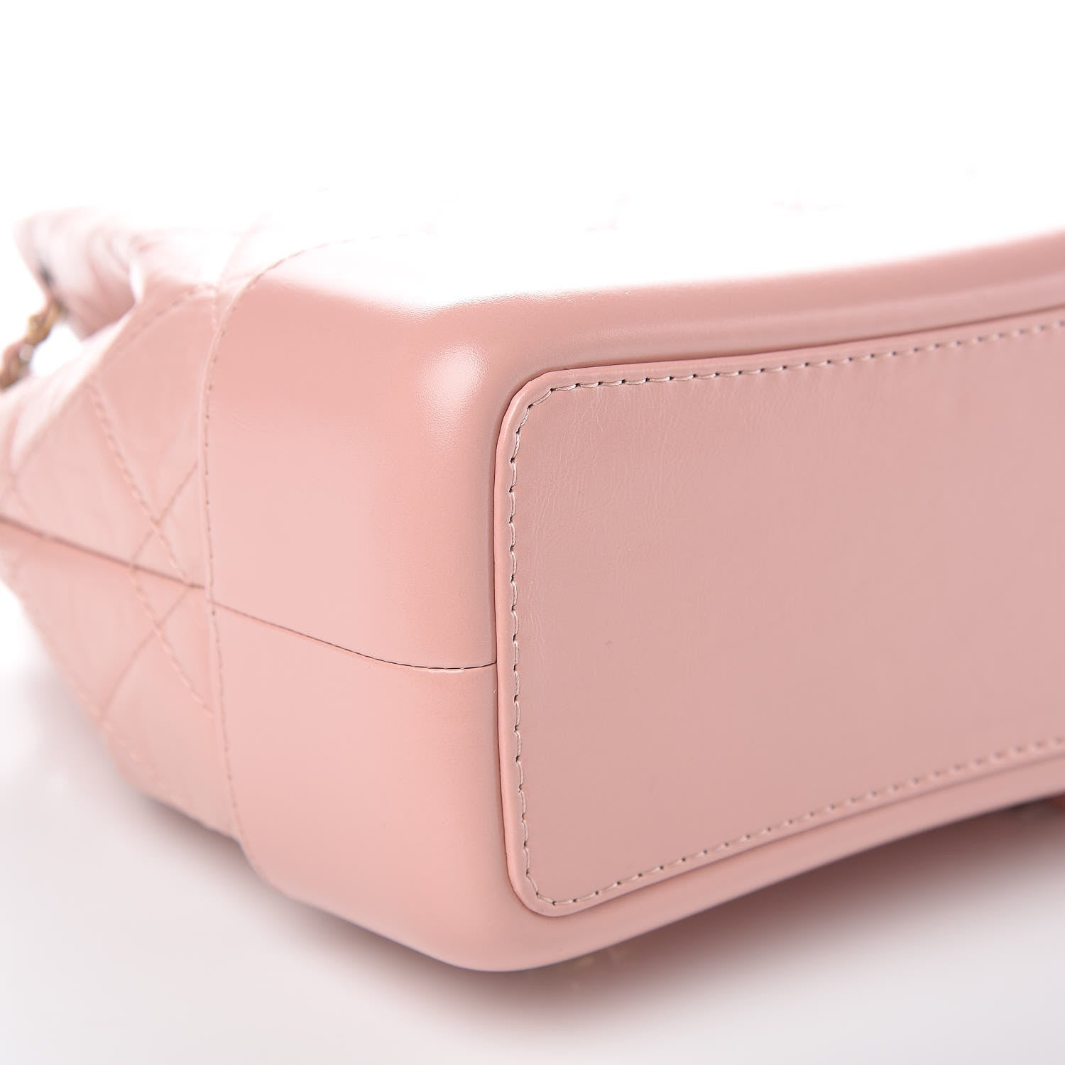 Chanel Aged Calfskin Quilted Small Gabrielle Backpack Pink 9 of 11