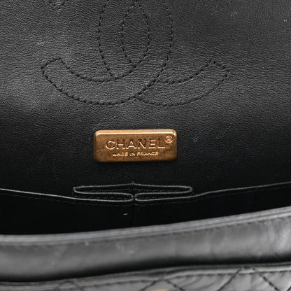 Chanel Aged Calfskin Lucky Charms 2.55 Reissue 224 Flap Black 6 of 13