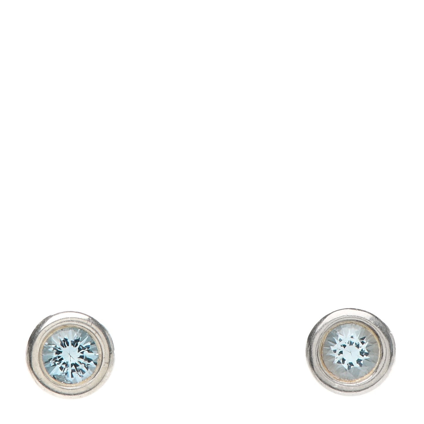 Sterling Silver Aquamarine Color By The Yard Earrings