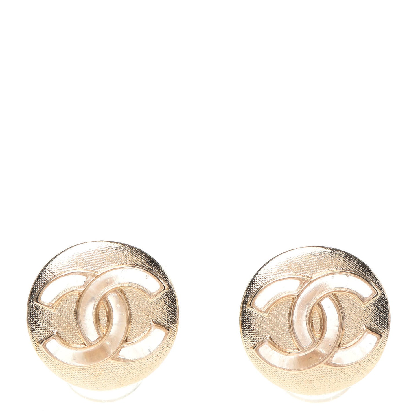 CC Clip On Earrings Gold