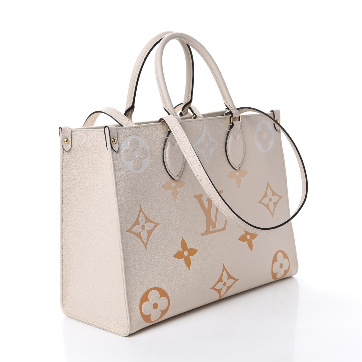 Louis Vuitton Empreinte Monogram Giant By The Pool Onthego MM Cream Saffron 4 of 11