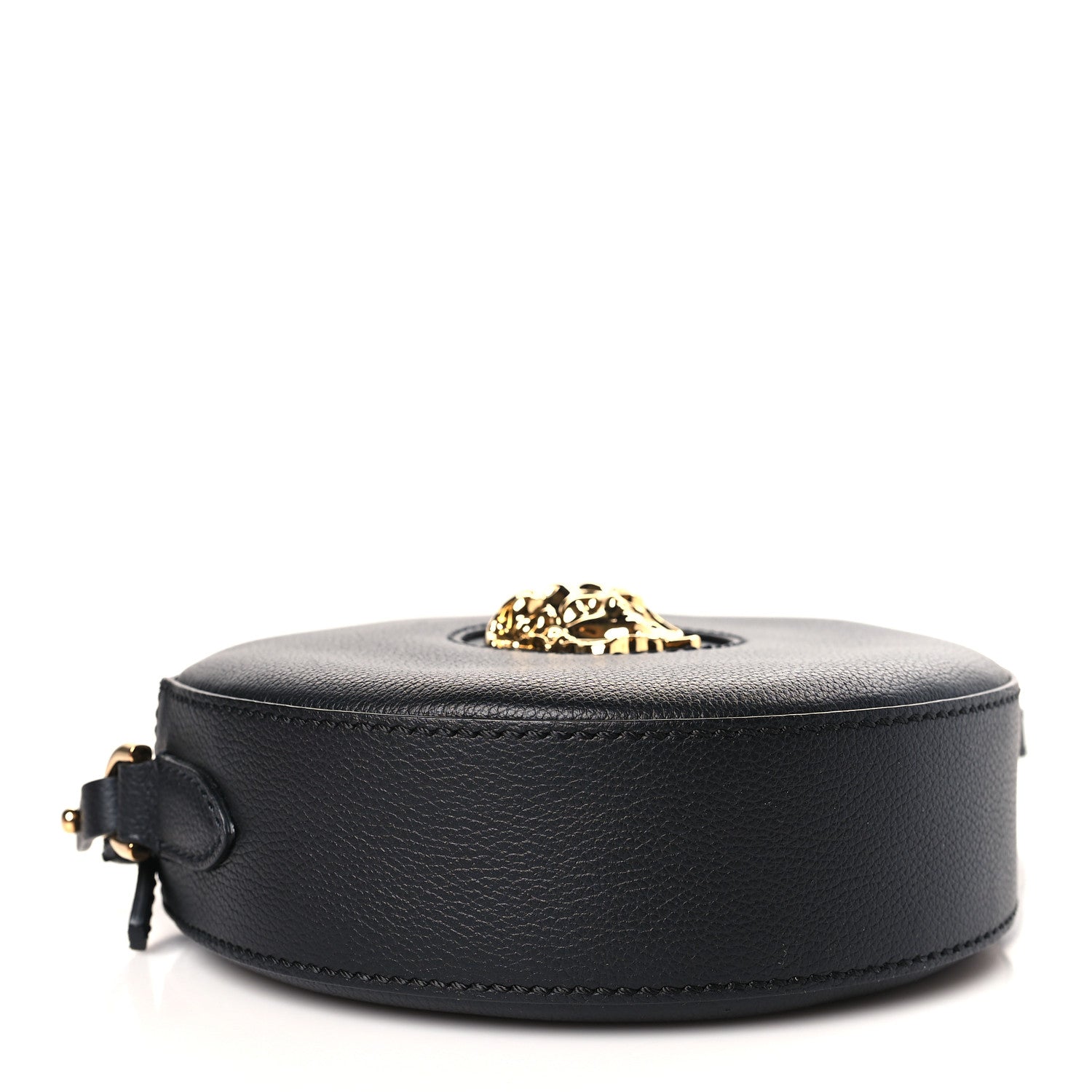 Versace Calfskin La Medusa Round Camera Bag Black 4 of 8