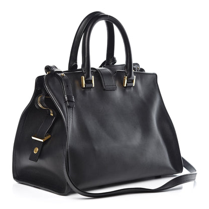 Saint Laurent Smooth Calfskin Small Monogram Cabas Black 4 of 12