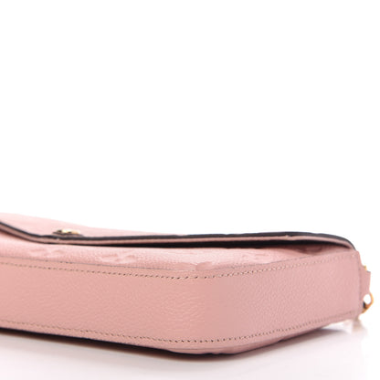 Louis Vuitton Empreinte Pochette Felicie Chain Wallet Rose Poudre 7 of 10