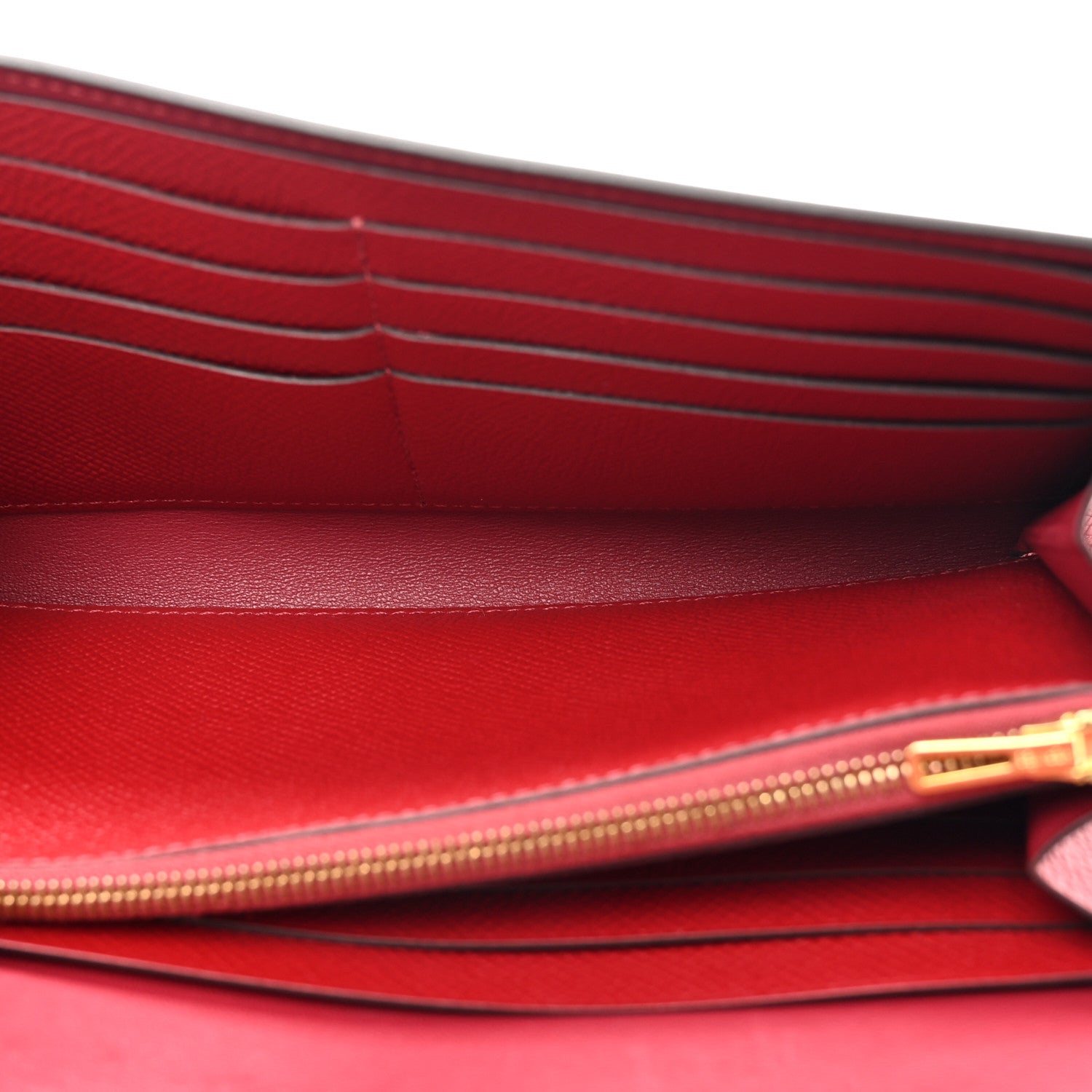 Hermes Epsom Constance Long Wallet Rouge Grenat 5 of 9