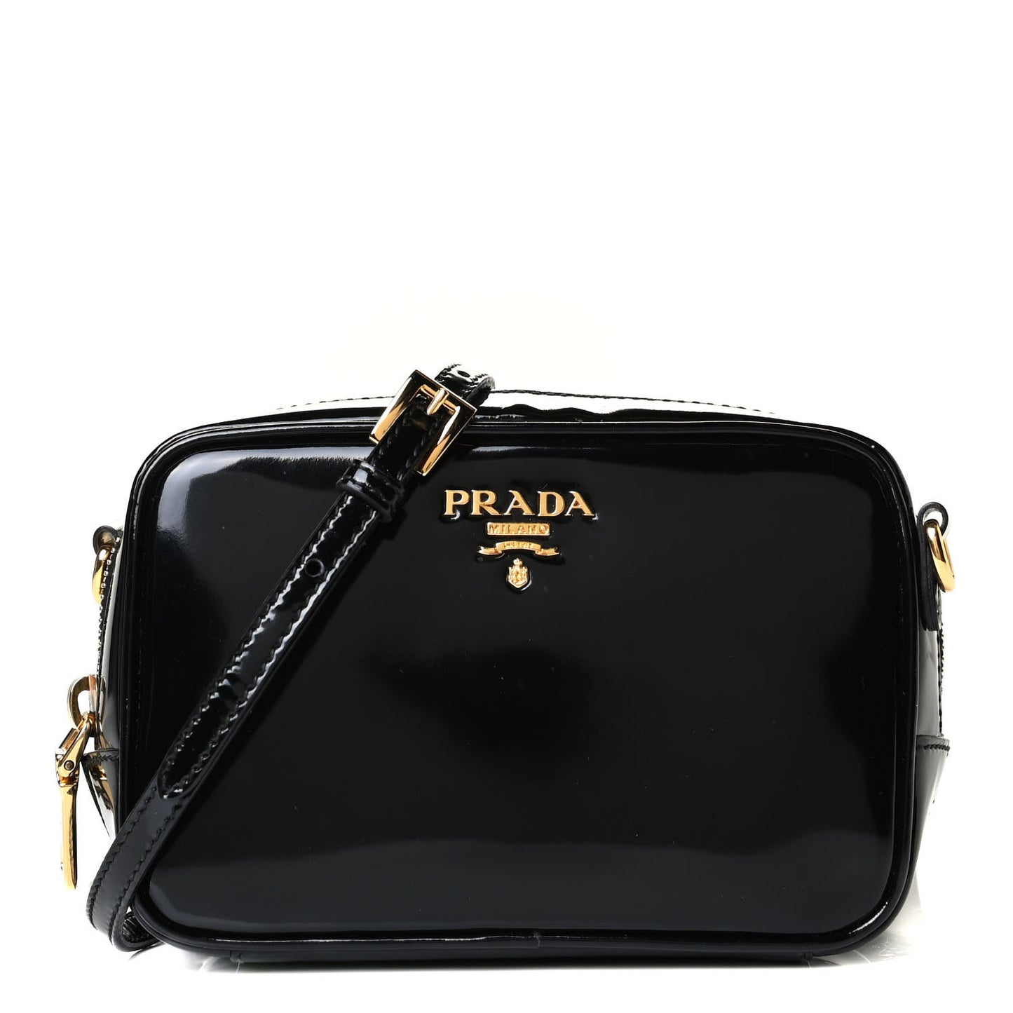 Spazzolato Mini Camera Crossbody Black