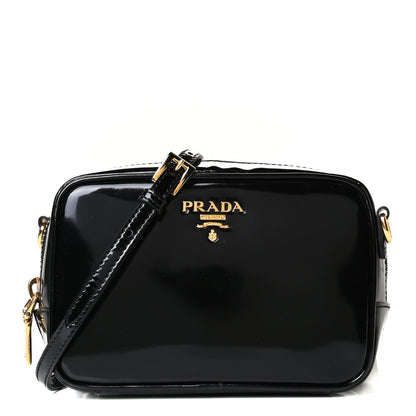 Prada Spazzolato Mini Camera Crossbody Black 1 of 6