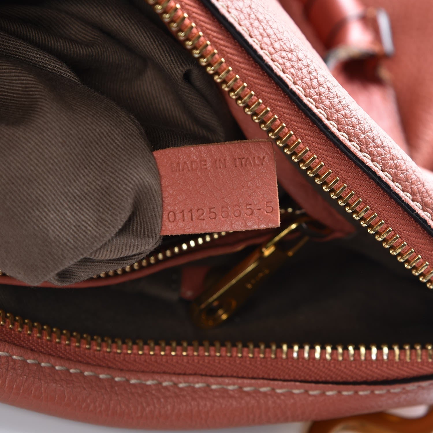 Chloe Calfskin Medium Marcie Satchel Coral 8 of 8