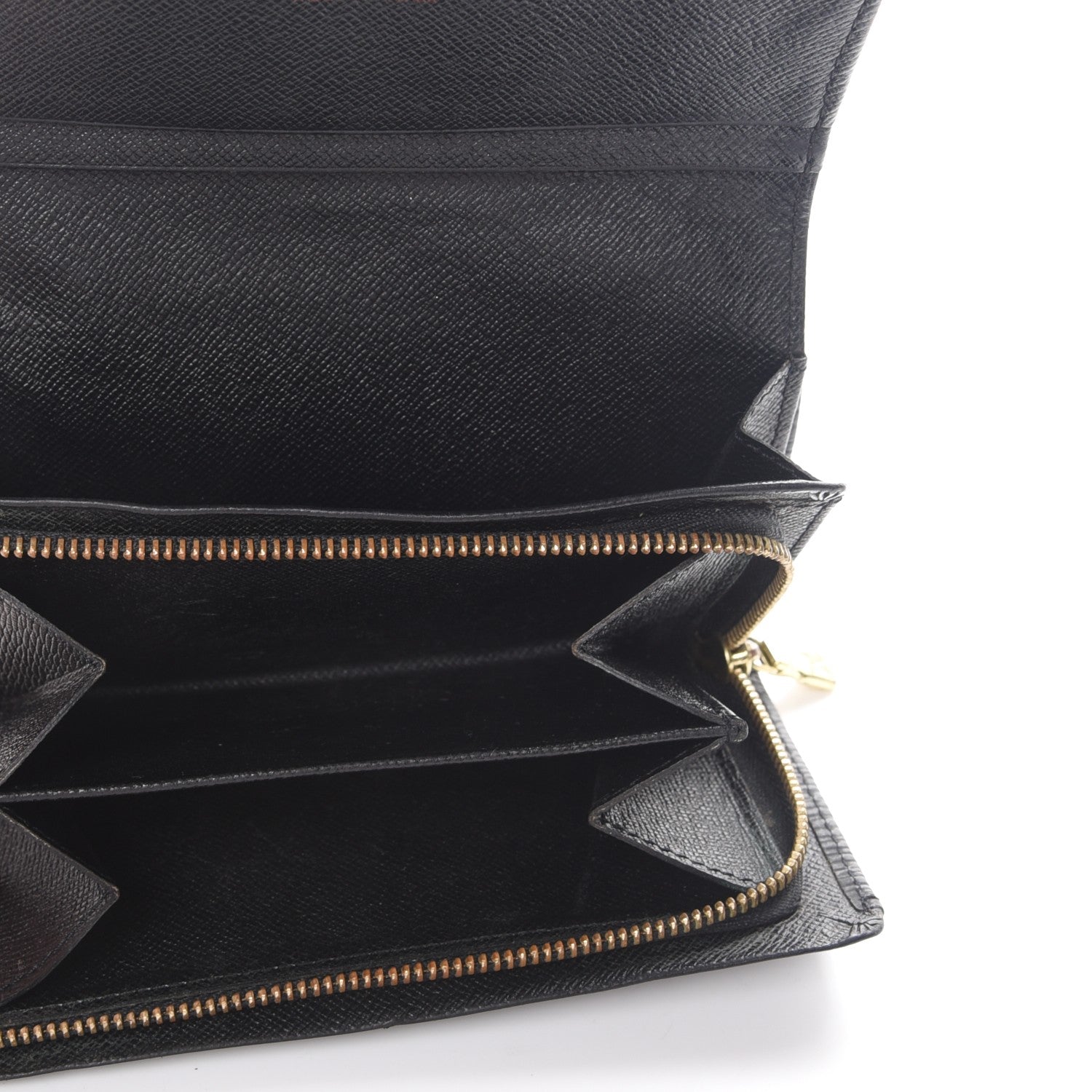 Louis Vuitton Epi Porte-Monnaie Billets Tresor Wallet Black 5 of 7