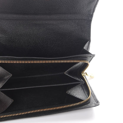 Louis Vuitton Epi Porte-Monnaie Billets Tresor Wallet Black 5 of 7