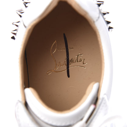 Christian Louboutin Calfskin Spikes Womens Vieira 2 Flat Sneakers 37 White 8 of 10