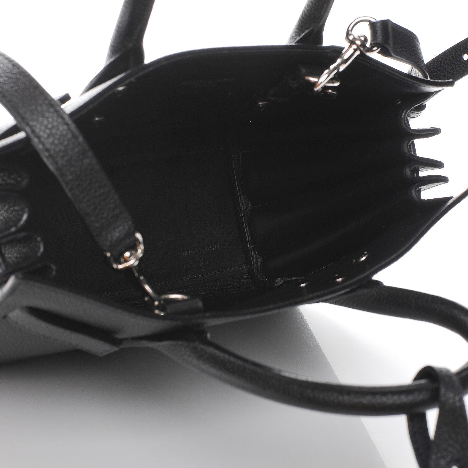 Saint Laurent Grained Calfskin Nano Sac De Jour Black 6 of 8