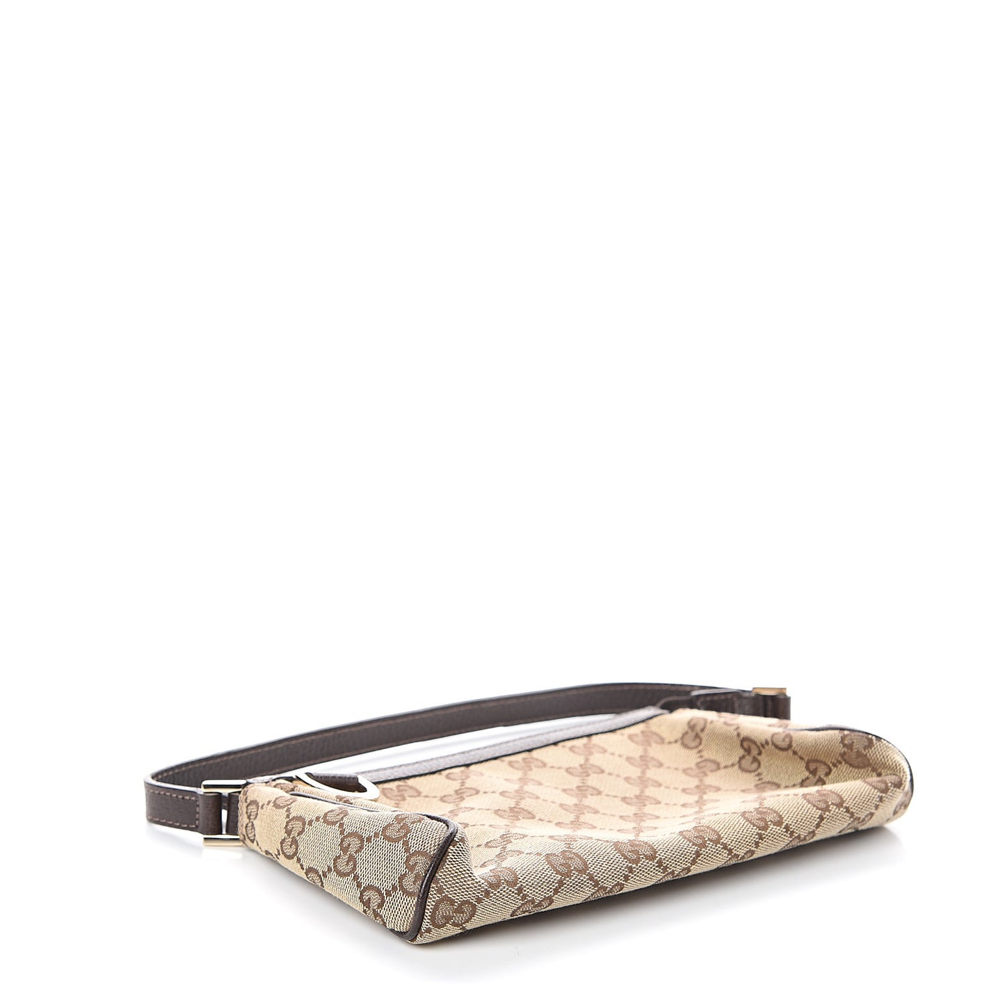 Monogram D Ring Cosmetic Case Brown
