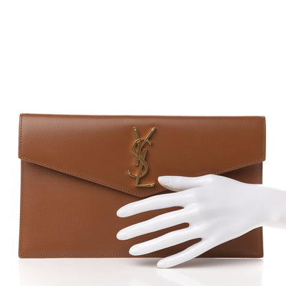 Saint Laurent Grain De Poudre Uptown Pouch Brick 2 of 8