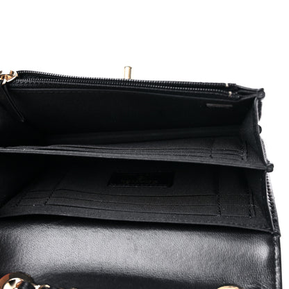 Chanel Lambskin Quilted Mini Trendy CC Wallet On Chain WOC Black 4 of 11