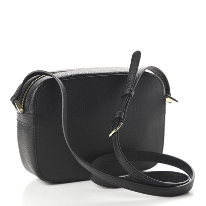 Versace Grained Calfskin Embossed Medusa Camera Bag Black 3 of 9