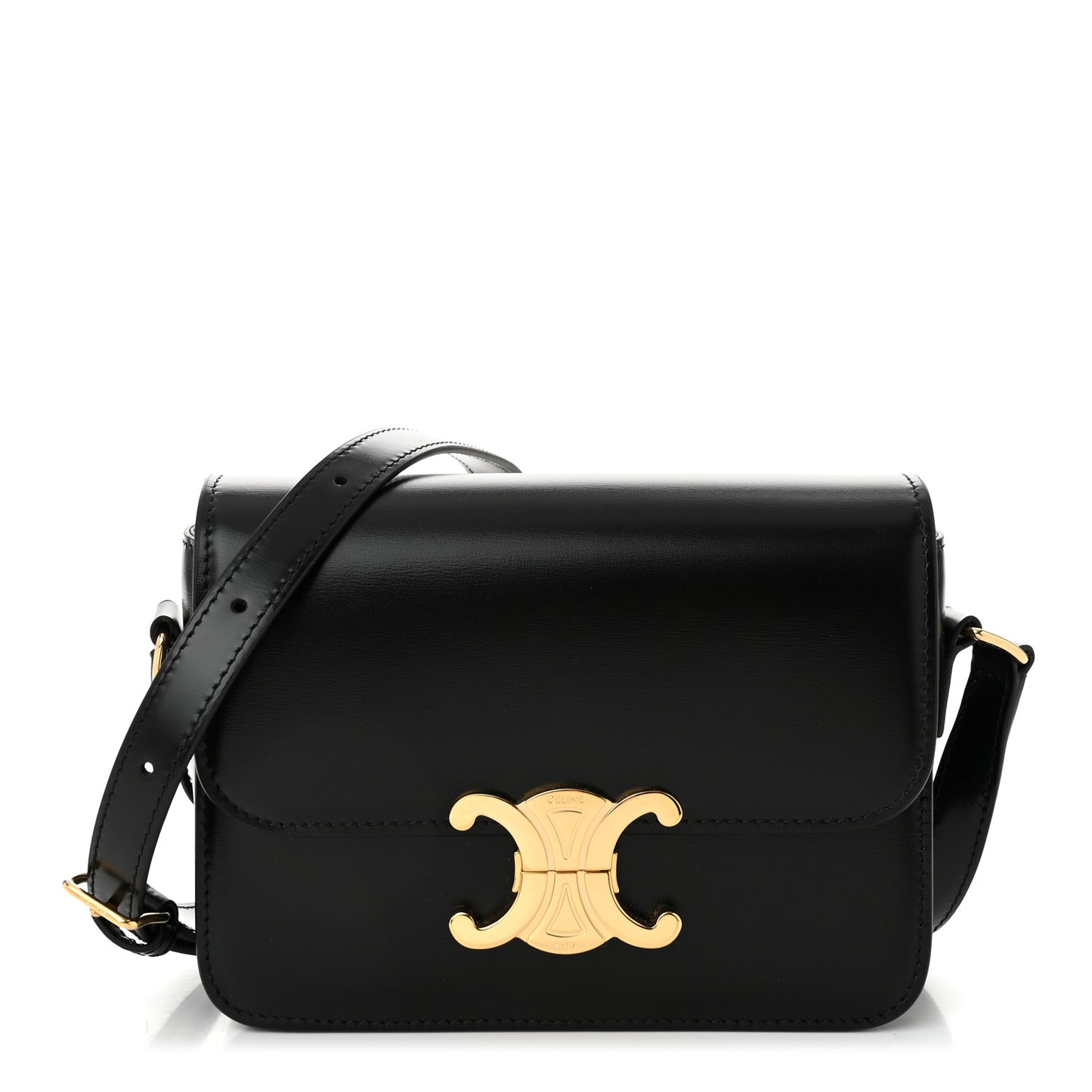 Shiny Calfskin Teen Triomphe Black