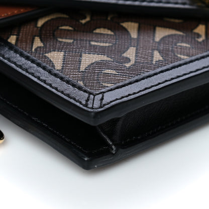 Burberry E-Canvas Monogram TB Envelope Belt Bag Bridle Brown 8 of 12