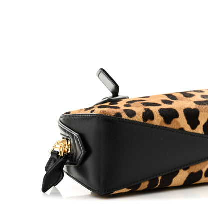 Alaia Calf Hair Leopard Print Le Teckel Clutch Brun Sepia 9 of 10