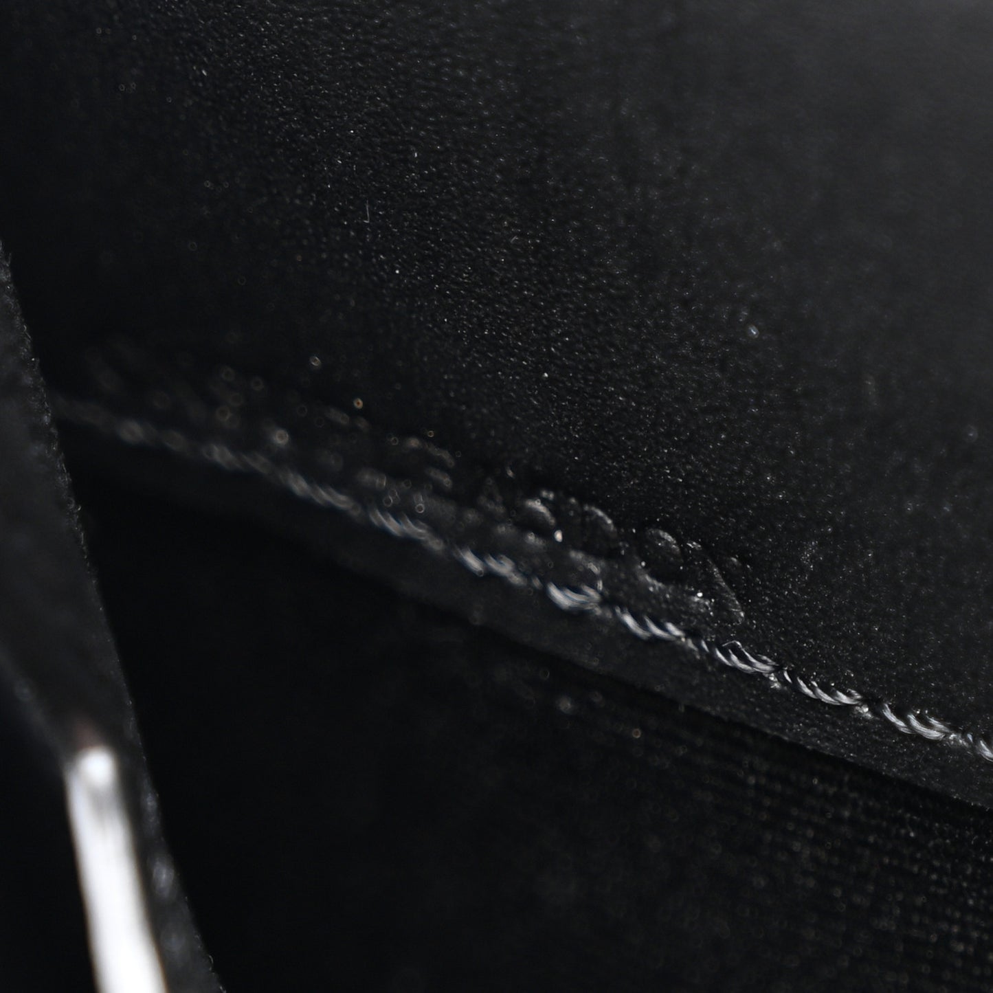 London Check Wallet with Detachable Strap Charcoal