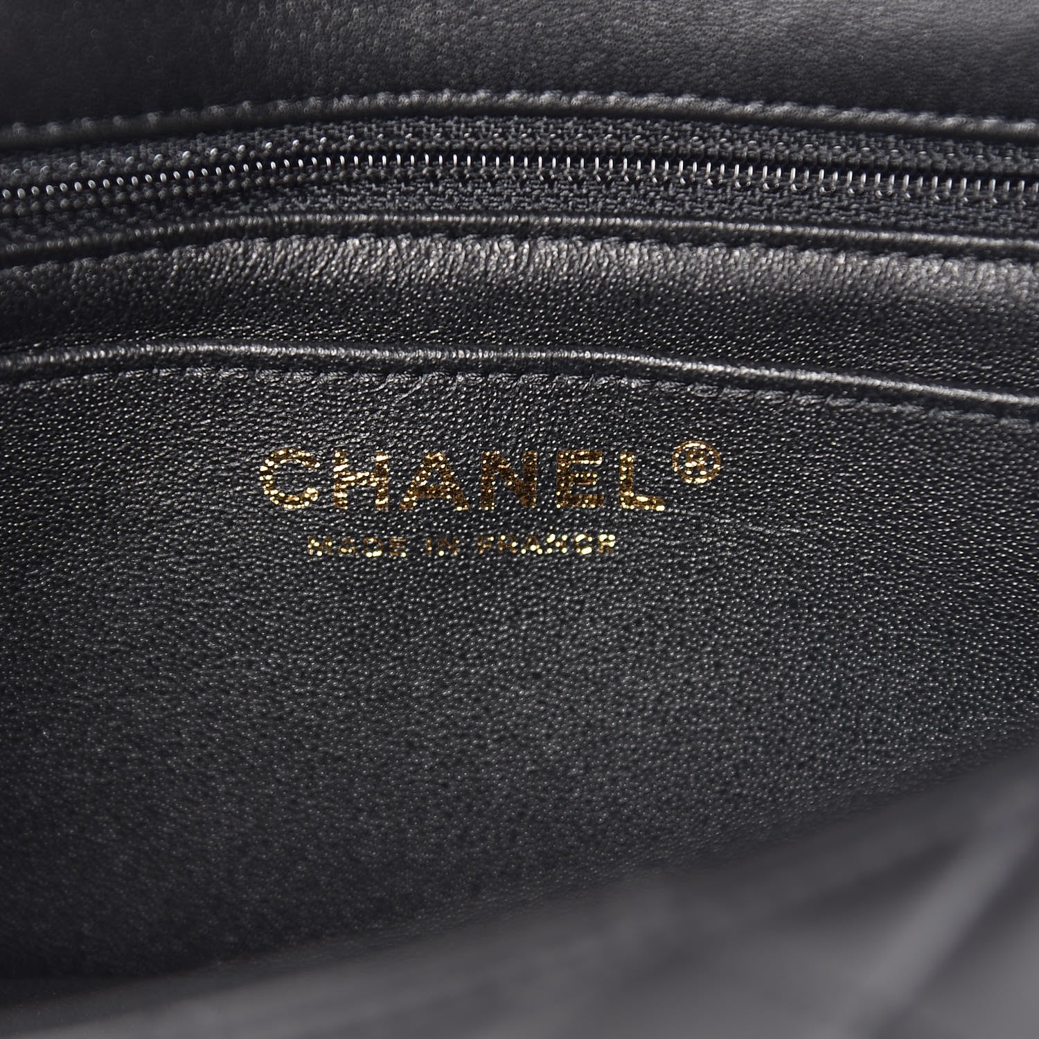 Chanel Lambskin Quilted Mini Rectangular Flap Black 6 of 9