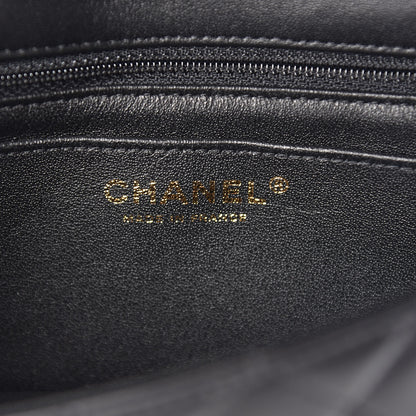 Chanel Lambskin Quilted Mini Rectangular Flap Black 6 of 9