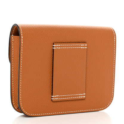 Hermes Epsom Constance Slim Wallet Gold 4 of 9