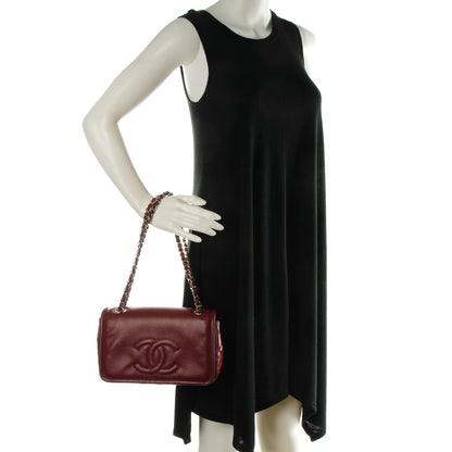Chanel Caviar Medium Timeless CC Flap Dark Red 2 of 7